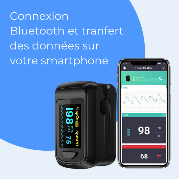 Oxymètre Bluetooth HealthTree